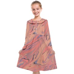 Illustration Background Light Abstract Texture Kids  Midi Sailor Dress