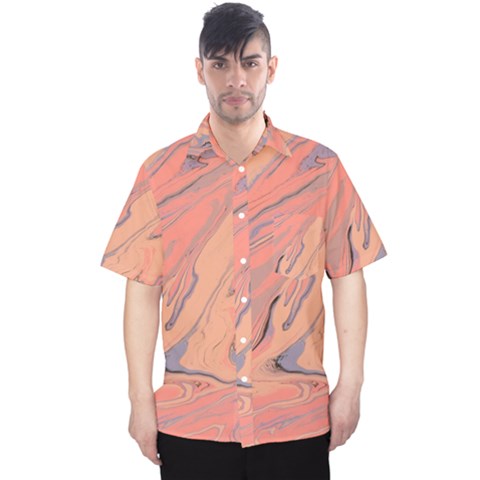 Illustration Background Light Abstract Texture Men s Hawaii Shirt by Wegoenart