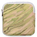 Green Pattern Texture Marble Mini Square Pouch View1