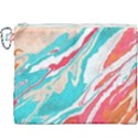 Stone Marble Texturw Pattern Canvas Cosmetic Bag (XXXL) View1