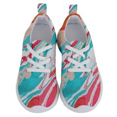 Stone Marble Texturw Pattern Running Shoes by Wegoenart