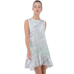 Illustration Marble Texture Marble Painting Frill Swing Dress by Wegoenart