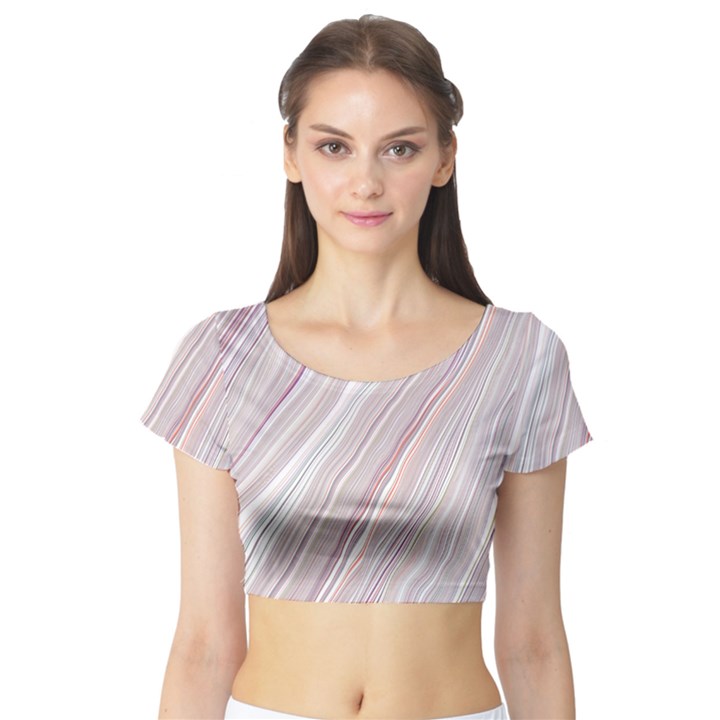 Illustration Marble Texture Marble Painting Stone Short Sleeve Crop Top