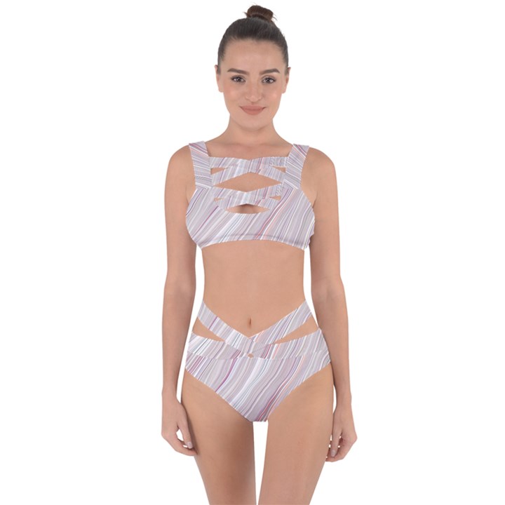 Illustration Marble Texture Marble Painting Stone Bandaged Up Bikini Set 