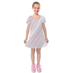 Illustration Marble Texture Marble Painting Stone Kids  Short Sleeve Velvet Dress by Wegoenart