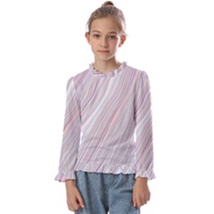 Illustration Marble Texture Marble Painting Stone Kids  Frill Detail Tee