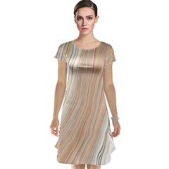 Marble Texture Marble Painting Cap Sleeve Nightdress