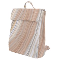 Marble Texture Marble Painting Flap Top Backpack by Wegoenart