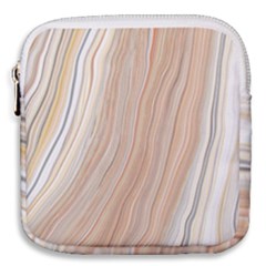 Marble Texture Marble Painting Mini Square Pouch by Wegoenart