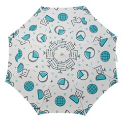 Pattern Business Graphics Seamless Straight Umbrellas by Wegoenart