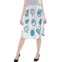 Pattern Business Graphics Seamless Midi Beach Skirt View1