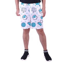 Pattern Business Graphics Seamless Men s Pocket Shorts by Wegoenart