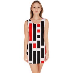 Illustration Background Geometric Pattern Bodycon Dress by Wegoenart