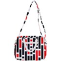 Illustration Background Geometric Pattern Rope Handles Shoulder Strap Bag View3