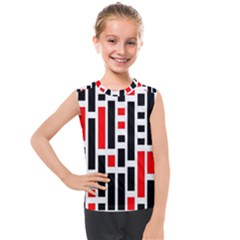 Illustration Background Geometric Pattern Kids  Mesh Tank Top by Wegoenart