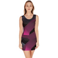 Illustration Hexagon Geometric Art Design Bodycon Dress by Wegoenart