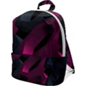 Illustration Hexagon Geometric Art Design Zip Up Backpack View1