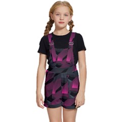 Illustration Hexagon Geometric Art Design Kids  Short Overalls by Wegoenart