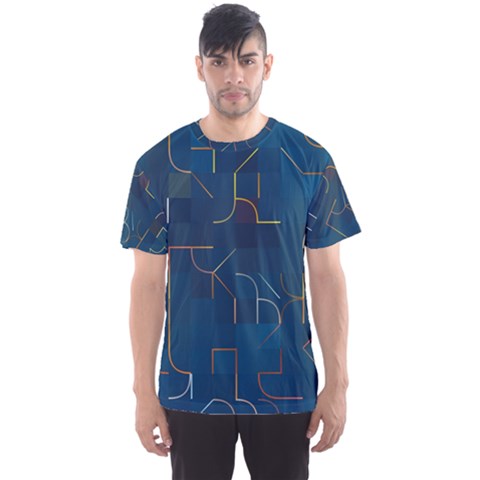 Illustration Abstract Art Artistic Celebration Men s Sport Mesh Tee by Wegoenart