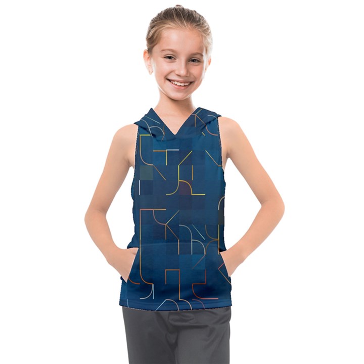 Illustration Abstract Art Artistic Celebration Kids  Sleeveless Hoodie