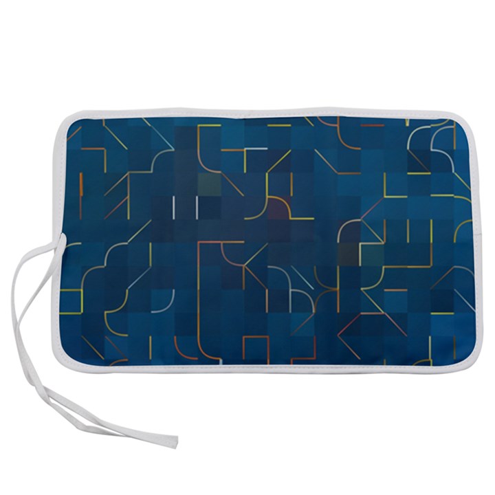 Illustration Abstract Art Artistic Celebration Pen Storage Case (S)