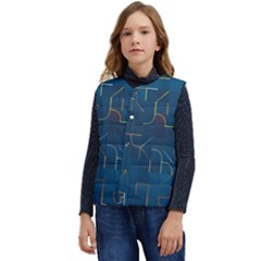 Illustration Abstract Art Artistic Celebration Kid s Short Button Up Puffer Vest	 by Wegoenart