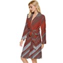 Illustration Colored Pattern Bokeh Blurred Blur Long Sleeve Velour Robe View2