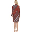 Illustration Colored Pattern Bokeh Blurred Blur Long Sleeve Velour Robe View4