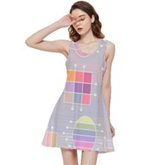 Illustration Pastel Shape Geometric Inside Out Racerback Dress by Wegoenart