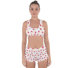 Line Patter Dots Dot Lines Decorative Racerback Boyleg Bikini Set by Wegoenart