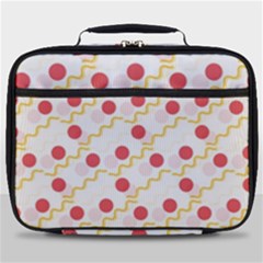 Line Patter Dots Dot Lines Decorative Full Print Lunch Bag by Wegoenart