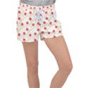 Line Patter Dots Dot Lines Decorative Velour Lounge Shorts View1