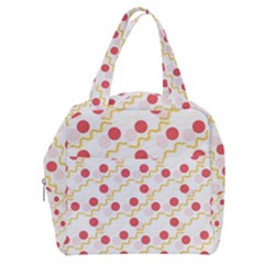 Line Patter Dots Dot Lines Decorative Boxy Hand Bag by Wegoenart