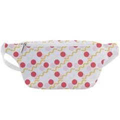 Line Patter Dots Dot Lines Decorative Waist Bag  by Wegoenart