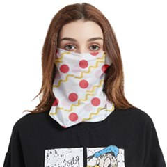 Line Patter Dots Dot Lines Decorative Face Covering Bandana (two Sides) by Wegoenart