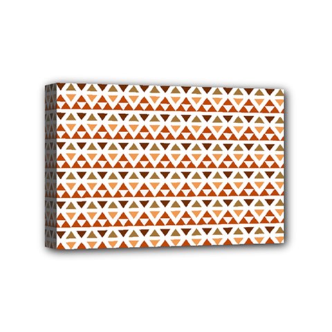 Illustration Geometric Tribal Pattern Design Mini Canvas 6  X 4  (stretched) by Wegoenart