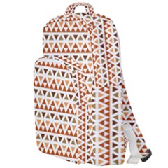 Illustration Geometric Tribal Pattern Design Double Compartment Backpack by Wegoenart