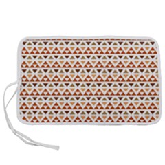 Illustration Geometric Tribal Pattern Design Pen Storage Case (l) by Wegoenart