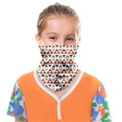 Illustration Geometric Tribal Pattern Design Face Covering Bandana (kids) by Wegoenart