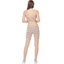 Illustration Geometric Tribal Pattern Design Stretch Shorts and Tube Top Set View2