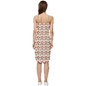 Illustration Geometric Tribal Pattern Design Wrap Frill Dress View4