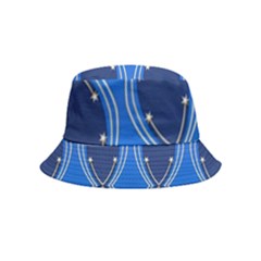 Illustration Pattern Background Wallpaper Inside Out Bucket Hat (kids) by Wegoenart