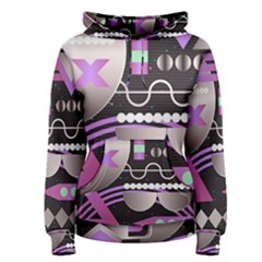 Illustration Background Abstract Geometric Women s Pullover Hoodie by Wegoenart