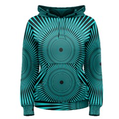 Illusion Geometric Background Women s Pullover Hoodie by Wegoenart