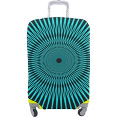 Illusion Geometric Background Luggage Cover (large) by Wegoenart