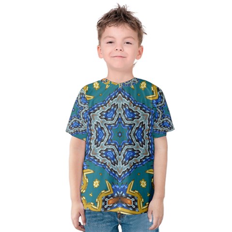 Illustration Art Pattern Design Wallpaper Kids  Cotton Tee by Wegoenart