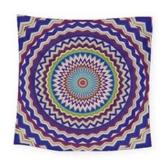 Illustration Kaleidoscope Geometric Circles Square Tapestry (large) by Wegoenart