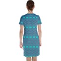 Chevron Zigzag Pattern Short Sleeve Nightdress View2