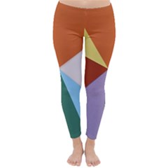 Colorful Paper Art Materials Classic Winter Leggings by Wegoenart