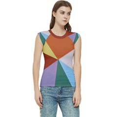 Colorful Paper Art Materials Women s Raglan Cap Sleeve Tee by Wegoenart